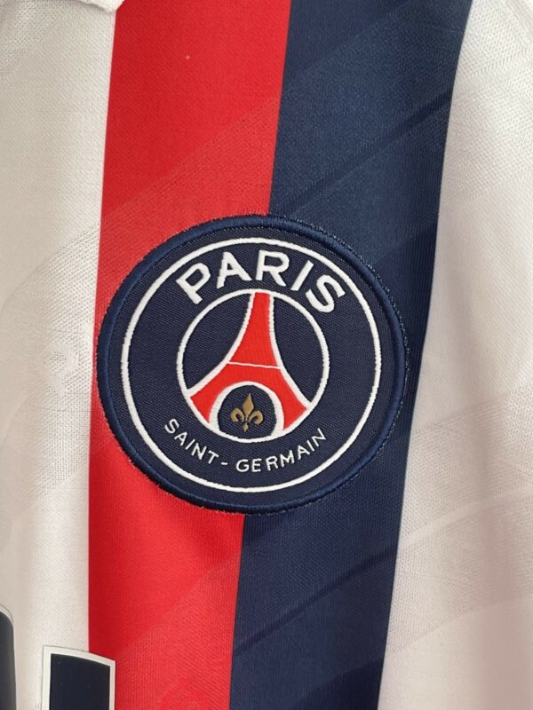 Polo blanc PSG extérieur 2019/20 adulte patch