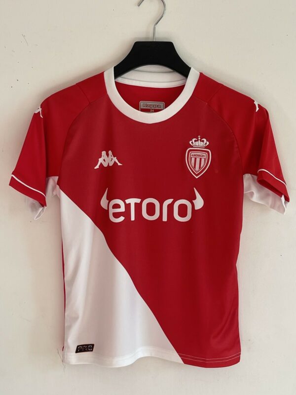 Maillot et short AS Monaco domicile 2019/20 enfants face