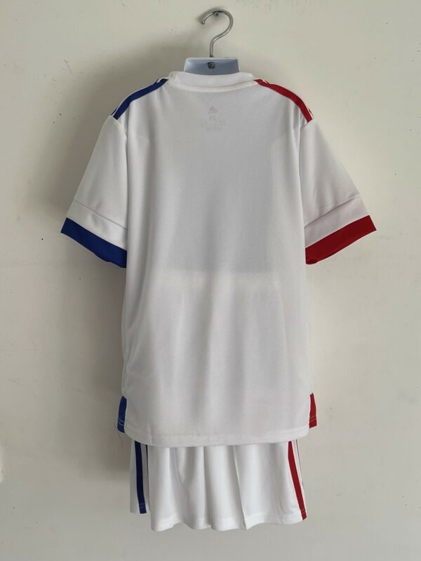 maillot short football enfants olympique lyonnais 2019/20 dos