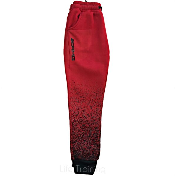 Survêtement enfants training Rouge point noir AMG Mercedes BL118-4 Pantalon