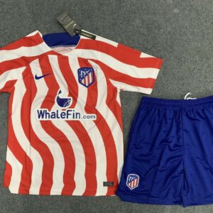 Ensemble Football Maillot et Short Adultes et Enfants Atlético Madrid Domicile 2022/2023